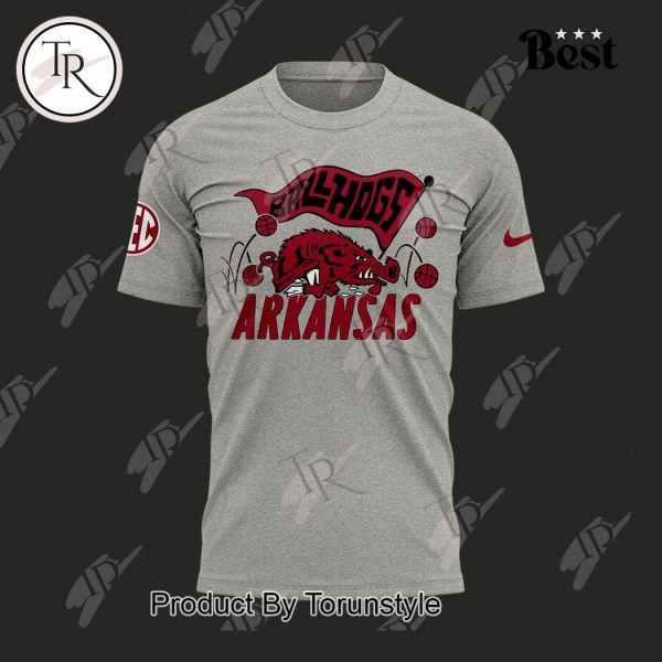 Arkansas Razorback Cal Those Hogs Hoodie – Grey