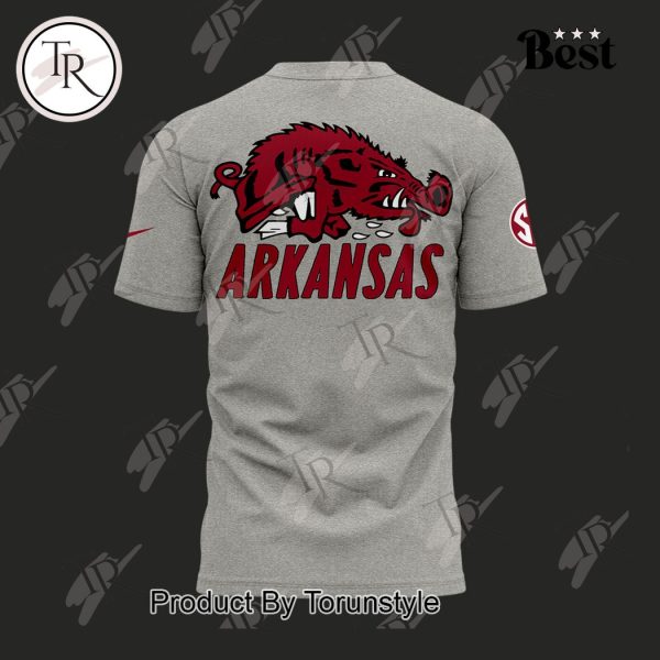 Arkansas Razorback Cal Those Hogs Hoodie – Grey