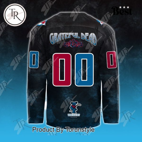 Colorado Avalanche x Grateful Dead Night 2024 Custom Jersey