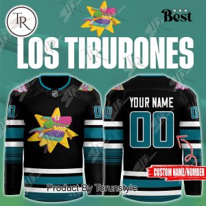 San Jose Sharks x Los Tibs 2024 Jersey