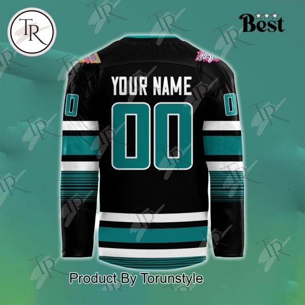 San Jose Sharks x Los Tibs 2024 Jersey