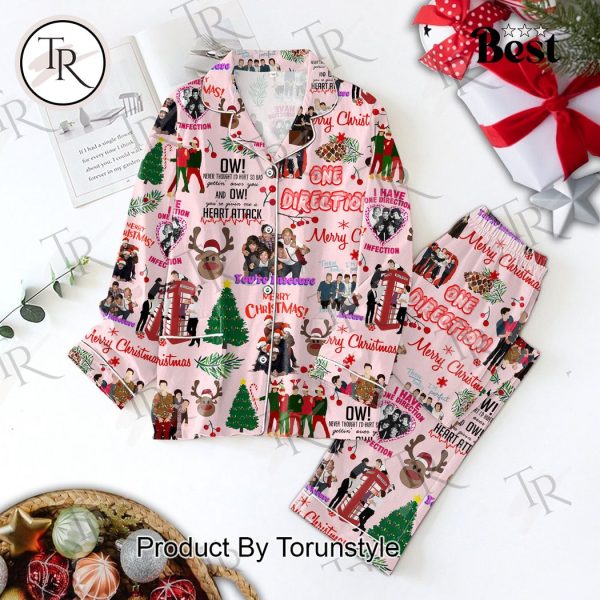 One Direction Merry Christmas Pajamas Set