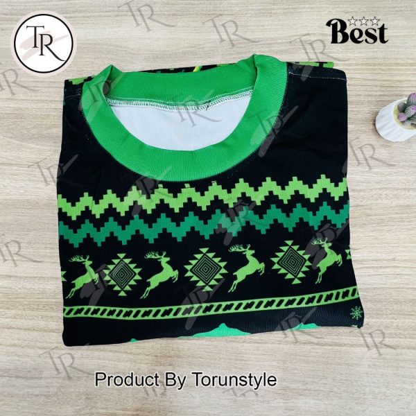 Monster Energy Ugly Christmas Sweater – Green and Black Monster Drink Holiday Sweater