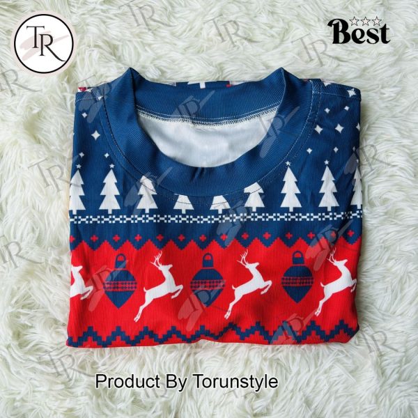 Pabst Blue Ribbon Ugly Christmas Sweater – Vintage Beer Lover’s Holiday Sweater