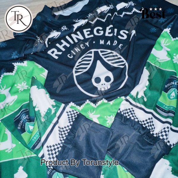 Rhinegeist Cincy Made Ugly Christmas Sweater – Holiday-Themed Brewery Sweater