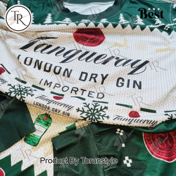 Tanqueray London Dry Gin Christmas Sweater – Festive Holiday Alcohol-Themed Jumper