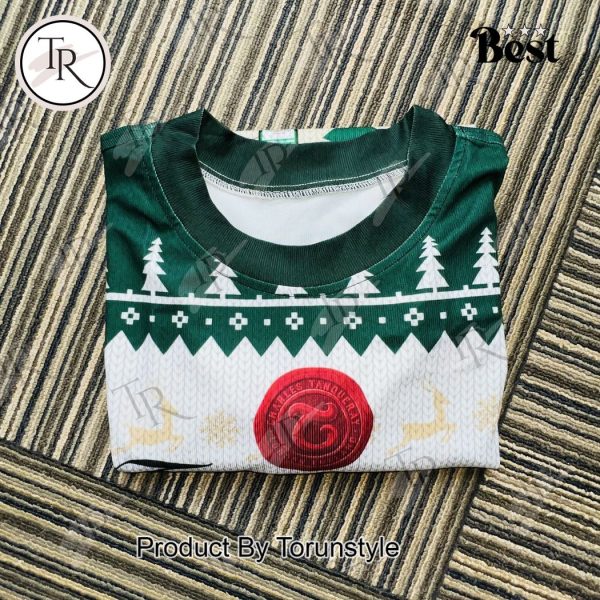 Tanqueray London Dry Gin Christmas Sweater – Festive Holiday Alcohol-Themed Jumper