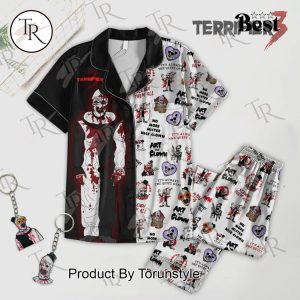 Terrifier 3 Terror Under The Christmas Moonlight Pajamas Set