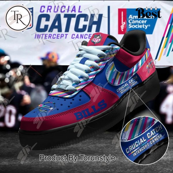 Buffalo Bills Crucial Catch Intercept Cancer Air Force 1 Sneakers