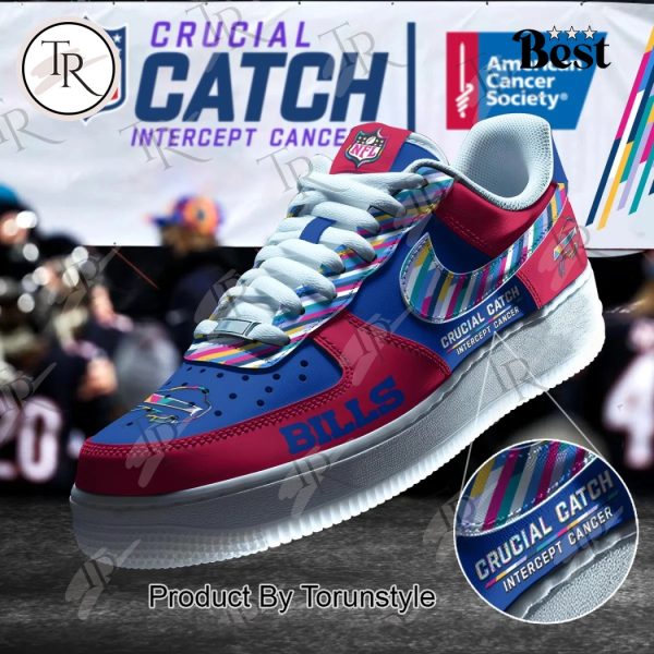 Buffalo Bills Crucial Catch Intercept Cancer Air Force 1 Sneakers