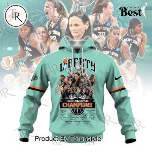 New York Liberty 2024 WNBA Finals Champions Hoodie