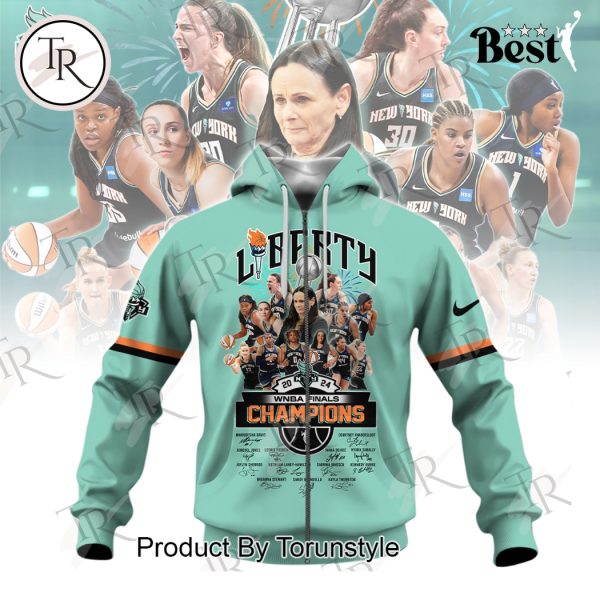 New York Liberty 2024 WNBA Finals Champions Hoodie