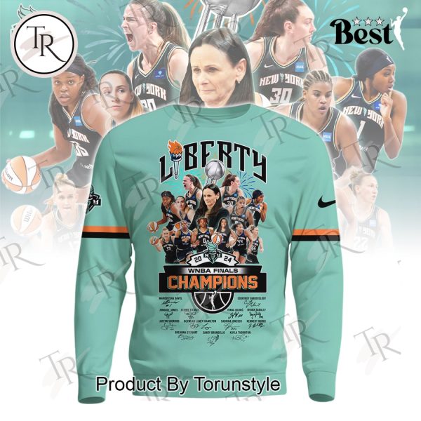 New York Liberty 2024 WNBA Finals Champions Hoodie