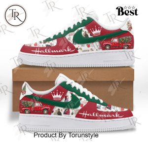 Hallmark Merry Christmas Air Force 1 Sneakers