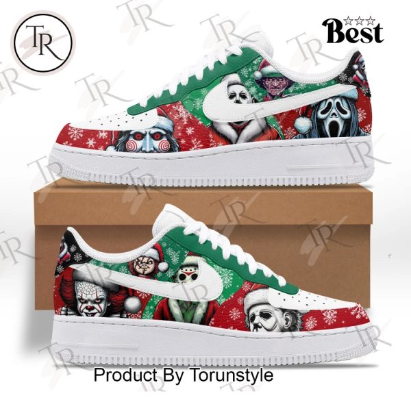 Horror Movies Merry Christmas Air Force 1 Sneakers