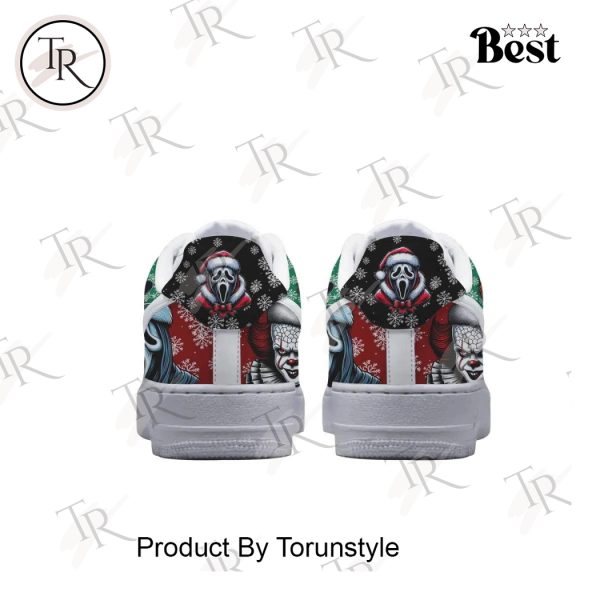 Horror Movies Merry Christmas Air Force 1 Sneakers