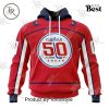 NHL Washington Capitals Special 50th Anniversary Away Kits Hoodie