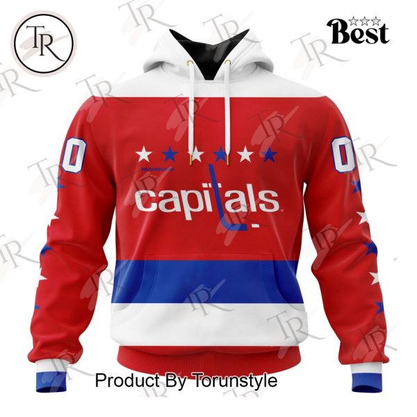 NHL Washington Capitals Special Vintage Red Kits Hoodie