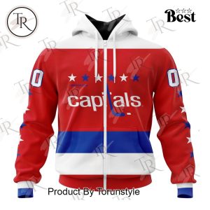 NHL Washington Capitals Special Vintage Red Kits Hoodie