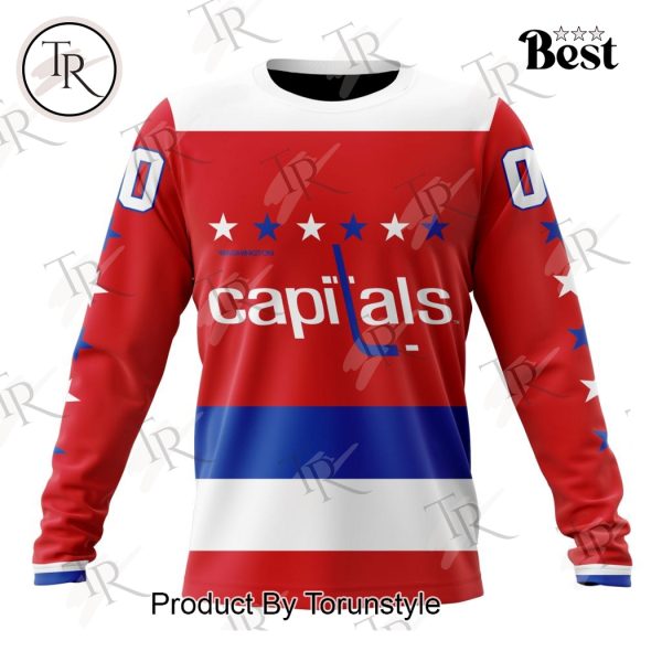 NHL Washington Capitals Special Vintage Red Kits Hoodie