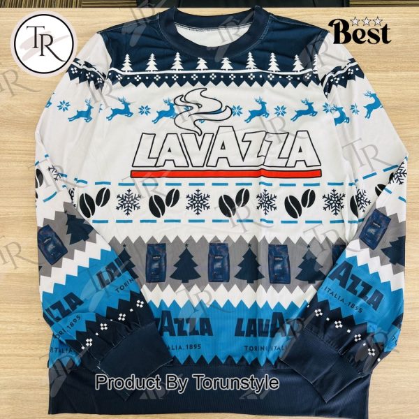 Lavazza Coffee Christmas Sweater – Festive Ugly Sweater for Coffee Lovers and Holiday Parties