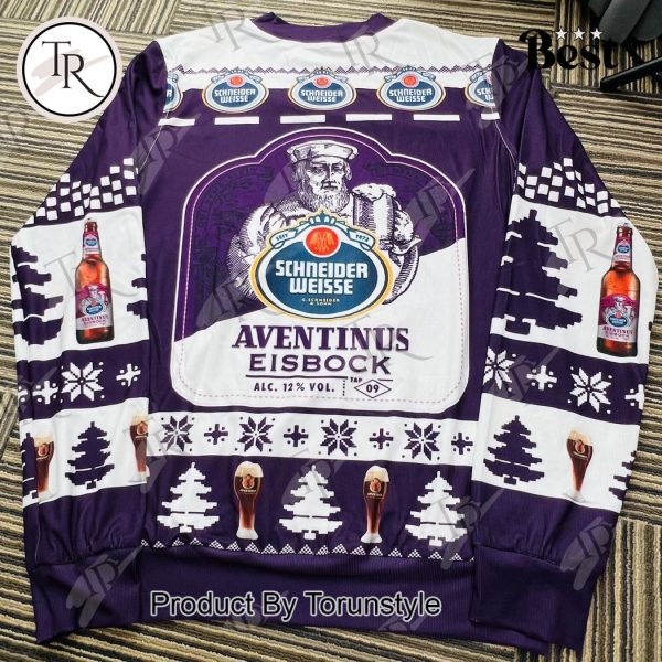 Schneider Weisse Aventinus Eisbock Ugly Christmas Sweater – Perfect for Beer Lovers and Holiday Parties