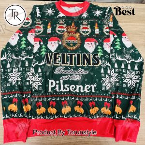 Veltins Pilsener Christmas Sweater – Limited Edition Festive Beer Ugly Sweater for Holiday Parties