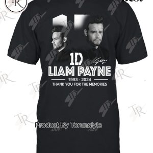 Liam Payne 31st Anniversary 1993-2024 Thank You For The Memories T-Shirt