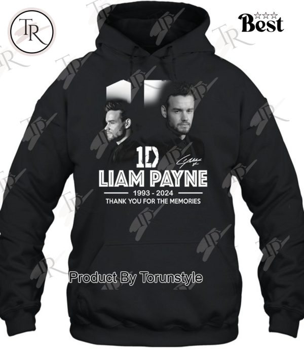 1D Liam Payne 1993-2024 Thank You For The Memories T-Shirt