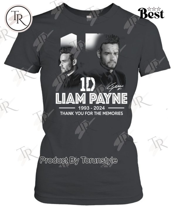 1D Liam Payne 1993-2024 Thank You For The Memories T-Shirt