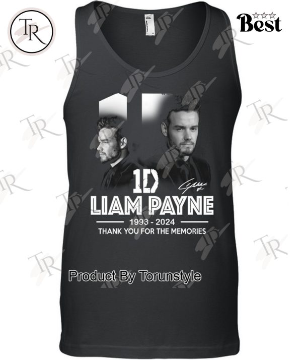 1D Liam Payne 1993-2024 Thank You For The Memories T-Shirt