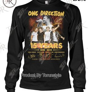 One Direction Liam Payne 15 Years 2010-2025 Thank You For The Memories T-Shirt