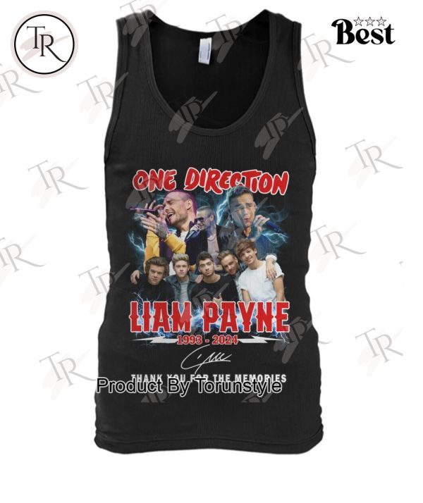 One Direction Liam Payne 1993-2024 Thank You For The Memories T-Shirt