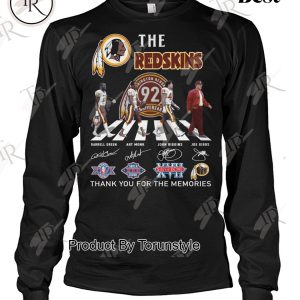 Washington Redskins 92th Anniversary Thank You For The Memories T-Shirt