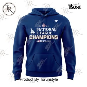 Los Angeles Dodgers 2024 National League Champions Hoodie, Longpants, Cap – Navy