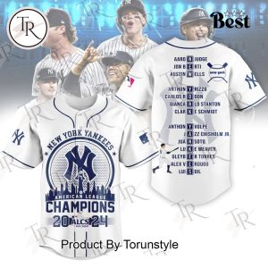 New York Yankees American League Champions 2024 Baseball Jersey – White