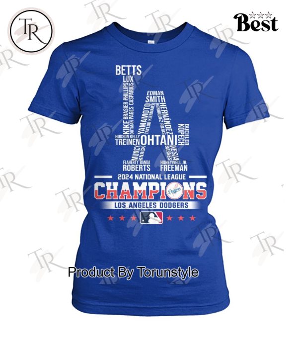 2024 National League Champions Los Angles Dogers T-Shirt