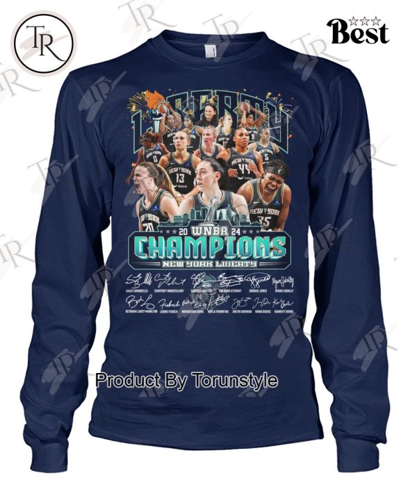 2024 WNBA Champions New York Liberty Signature T-Shirt