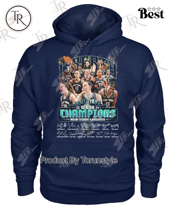 2024 WNBA Champions New York Liberty Signature T-Shirt