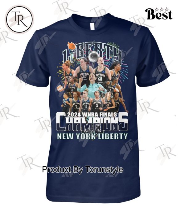 2024 WNBA Finals Champions New York Liberty T-Shirt