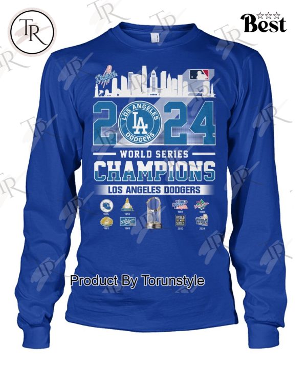 2024 World Series Champions MLB Los Angeles Dodgers T-Shirt