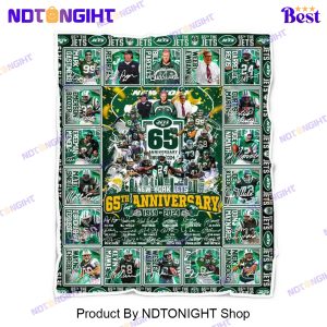 New York Jets 65th Anniversary 1959 – 2024 Blanket