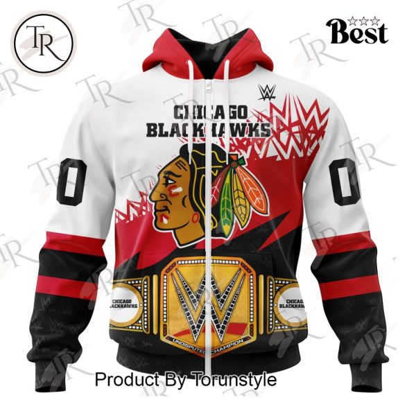 NHL Chicago Blackhawks Special WWE Design Hoodie