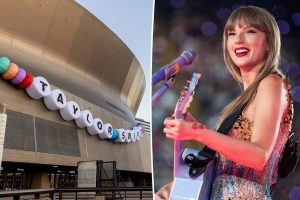 Taylor Swift’s “Eras” Tour Welcomes New Orleans With Iconic Friendship Bracelet at the Superdome