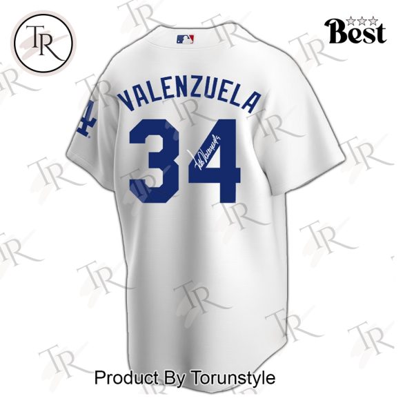 Los Angeles Dodgers Thank You, Valenzuela Baseball Jersey