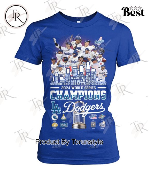 MLB Los Angles Dodgers 2024 World Series Champions T-Shirt