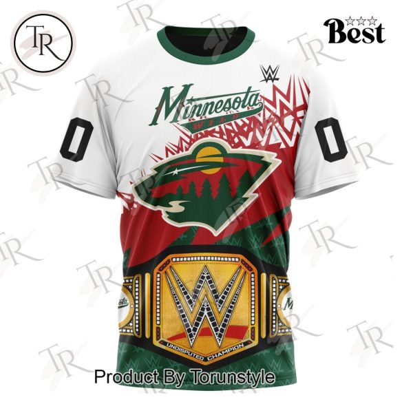 NHL Minnesota Wild Special WWE Design Hoodie