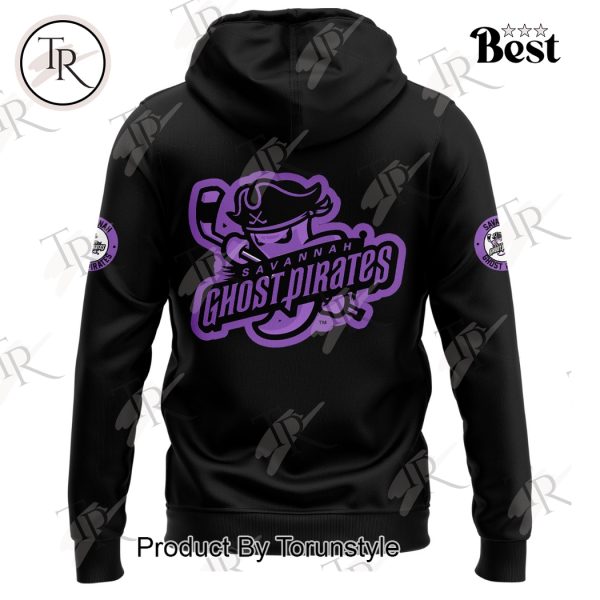 Savannah Ghost Pirates Hockey Fight Cancer 25th Anniversary Hoodie