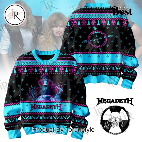 Megadeth Cryptic Writings Ugly Sweater