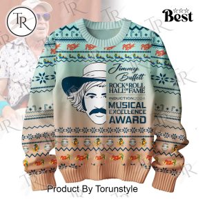 Jimmy Buffett Rock & Roll Hall Of Fame Induction 2024 Musical Excellence Award Sweater